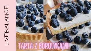 Tarta z masą budyniową z borówkami bezglutenowa [upl. by Nylarac89]