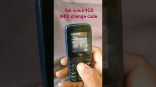 Itel value 100 IMEI change code [upl. by Maiocco581]