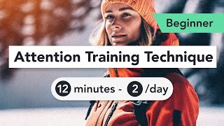 Attention Training Technique ATT in Metacognitive Therapy Beginner 11 [upl. by Paulsen]