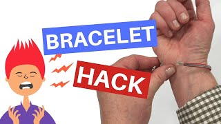 How To Put On a Bracelet by Yourself  Quick Simple Hack [upl. by Grace778]