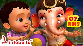 Ganapathi Saktisali Ganapathi  Ganesha Kids Song  Kannada Rhymes for Children  Infobells [upl. by Cherlyn117]