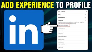 How To Add Experience In Linkedin Profile Full Guide [upl. by Lyon]