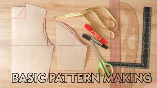 How To Make A Basic Bodice Pattern For Beginners [upl. by Tierney414]