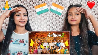 Kisaan Anthem 2  Mankirt Aulakh  Shree Brar  Various Artists  Reaction Video  Reactions Hut [upl. by Nylzaj]