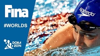 Mireia Belmonte  Interview 800m Freestyle  2014 FINA World Swimming Championships Doha [upl. by Caressa]