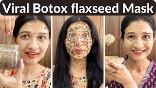 3 DIY Flaxseed Botox Face pack  Skin Whitening flaxseed remedy  Get Glowing amp Spotless skin Avni [upl. by Whang103]