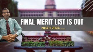 NDA 1 2024  Final Merit list is out [upl. by Othilia327]