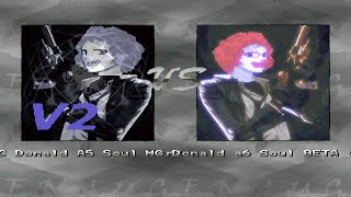 Donald Solo A5 Soul Ver2 Vs Donald Solo A6 Soul Beta v13  Mugen [upl. by Drisko]