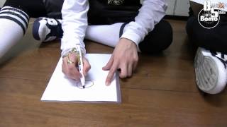 ENG 130722 BANGTAN BOMB Jungkook is drawing I Like It [upl. by Skoorb469]