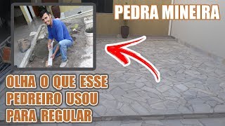 Como assentar Pedra Mineira Irregular [upl. by Roxie230]