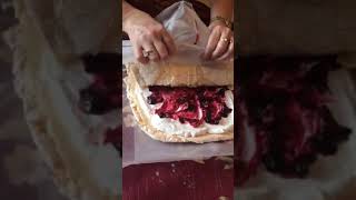 Blackberry Meringue Roulade [upl. by Ewan382]