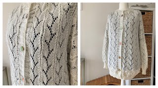 Rankenjacke stricken  Teil 2 rankenjacke [upl. by Anide960]