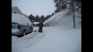 Ariens Deluxe 28 With Auto Turn Takes On The Biggest Husqvarna In Wisconsin [upl. by Missak565]