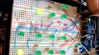 Binary Clock made With Arduino [upl. by Assitruc]