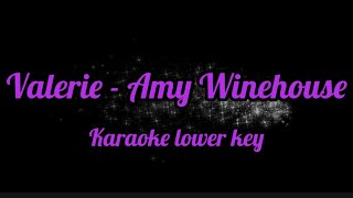 Valérie  Amy Winehouse karaoke lower key [upl. by Orimisac]