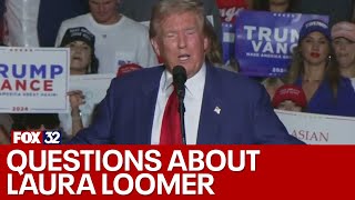 Trump releases statement about Laura Loomer [upl. by Ahsrav]