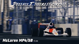 Gerhard BERGER onboard ULTRA REALISTIC  Phoenix GP 1990  AC [upl. by Onez]