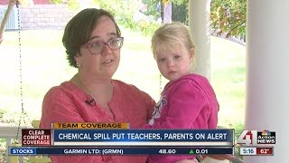 Chemical spill put teachers parents on alert [upl. by Yaya643]