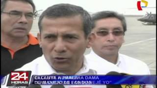 Presidente Humala quotLas cuentas del partido en 2011 las manejé yoquot 12 [upl. by Asihtal]