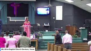 Mt Olive Baptist Church Denison Texas [upl. by Olrak383]