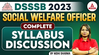 DSSSB Welfare Officer Syllabus 2023  DSSSB NEW Vacancy 2023 [upl. by Llerud175]