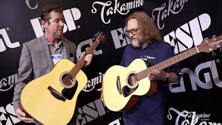 Takamine Live from NAMM 2022  GLD12E amp GLN12E [upl. by Aiveneg433]