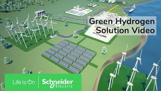 Decarbonizing with Green Hydrogen Solutions to Tackle Challenges  Schneider Electric [upl. by Arretak]