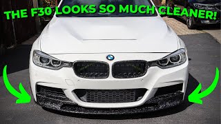 The Best Looking Front Lip for Your BMW F30 MSport  M Performance Style Front Lip [upl. by Jammie252]