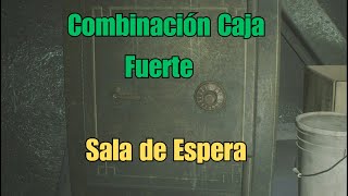 Combinación Caja Fuerte Sala de espera  Resident Evil 2 Remake [upl. by Anattar135]