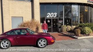 7k Mile 1997 Porsche 911993 C2  Road Tested by Jack B  Autosport Designs [upl. by Leterg2]