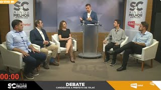 Eleições 2024  Debate com os candidatos à Prefeitura de Itajaí [upl. by Esther86]