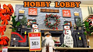 Massive Christmas Sale at Hobby Lobby 50 OFF  Checking out Kirklands Holiday selection [upl. by Willumsen]