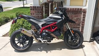 Ducati Hypermotard 821  Ride amp Review [upl. by Eednahs]