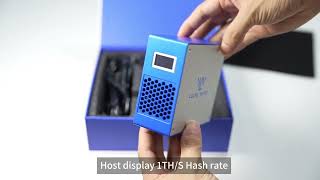 Lucky miner LV07 BTC Miner 1THS SHA256 BM1366 25W bitcoin mining silent miner machine [upl. by Esinart]