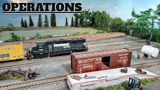 Realistic Model Railroad Operations Switching with a SIMPLE SWITCH LIST Part 3 [upl. by Encratis]