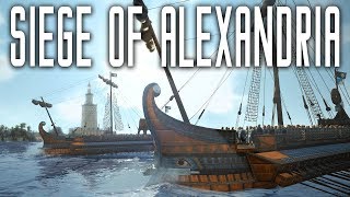 Siege of Alexandria Naval Reinforcements  Total War Rome 2 [upl. by Runstadler198]