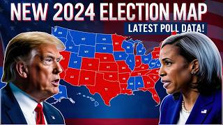 New Update 2024 Election Map with Latest Poll Data from All 50 States [upl. by Airlie467]