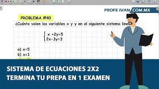 4040 Curso termina tu prepa en 1 examen COLBACH Matemáticas [upl. by Artenal]