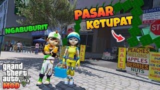 BOBOIBOY SORI DAN YING NGABUBURIT KE PASAR  GTA 5 [upl. by Wallford]