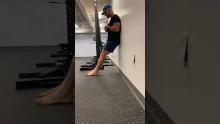 Tibialis Anterior Raises leaning on wall [upl. by Letnuahs]