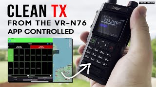 Clean TX From The App Controlled VGC VRN76 Radio Review [upl. by Merth]