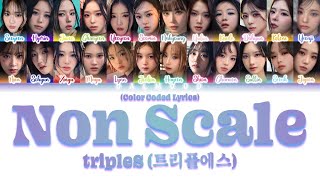 tripleS 트리플에스  Non Scale Color Coded Lyrics HanRomEng [upl. by Ambler862]