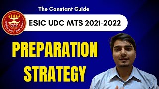 How To Prepare For ESIC UDC  MTS  Complete Strategy For Beginners [upl. by Purcell]