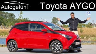 Toyota Aygo FULL REVIEW Facelift 2018 2019  Autogefühl [upl. by Atinev977]