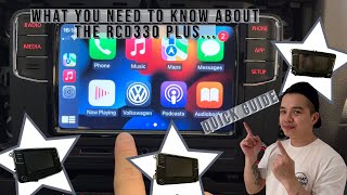 The RCD330 guide Best CarPlay  Android Auto unit for MK5  MK6 Golf RCD330g  RCD360  079 [upl. by Ardy]