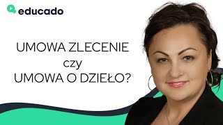 Różnice pomiędzy UMOWĄ O DZIEŁO a UMOWĄ ZLECENIE [upl. by Yolanda373]