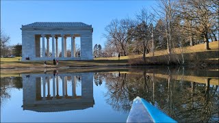 Roger Williams Park Christmas Kayaking Providence Rhode Island [upl. by Shelburne]