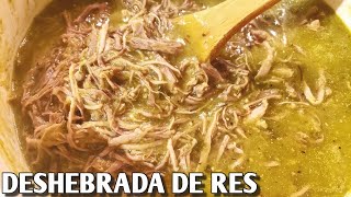 Cómo Hacer Carne Deshebrada Para Burritos Receta Para Negocio [upl. by Beverly]