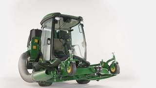 Farol Ltd  The John Deere 1585 TerrainCut Front Rotary Mower [upl. by Ymer]