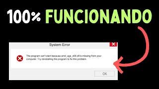 Error de archivo AMD AGS X64 DLL faltante en 2024 SOLUCIONADO SPANISH [upl. by Delastre]
